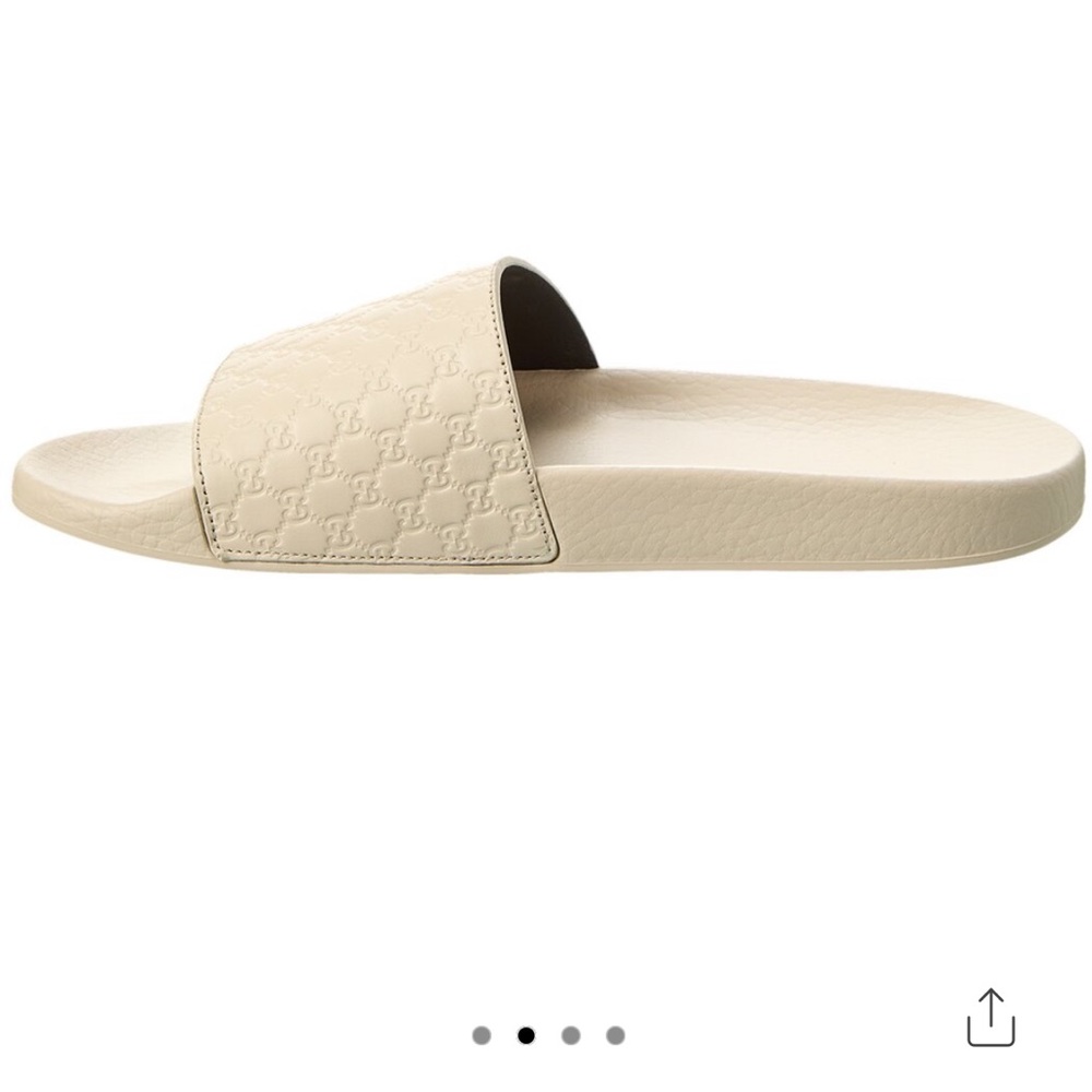 Gucci Microguccisima Rubber Pool Slides - image 2